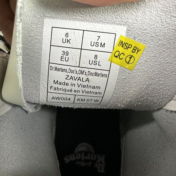 Dr. Marten's Zavala Women's size 8 White Combat Boot - Picture 8 of 8